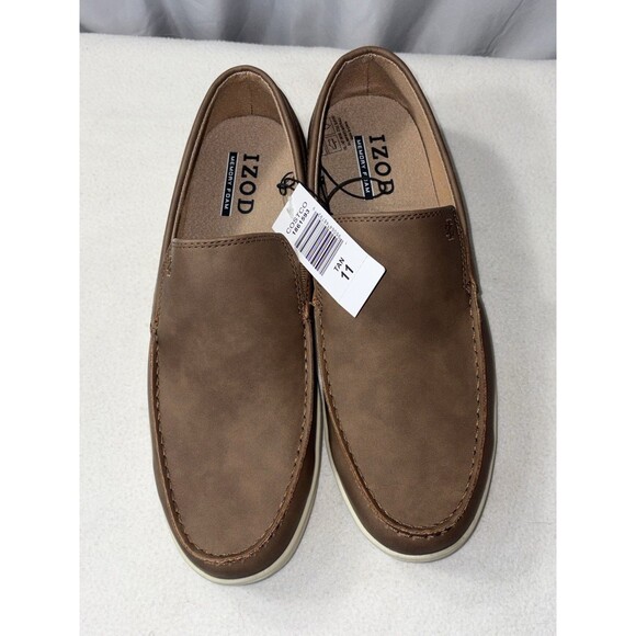 IZOD Seapoint Slip On Shoes Men’s 11 Tan Memory Foam Lightweight Loafer main image 7